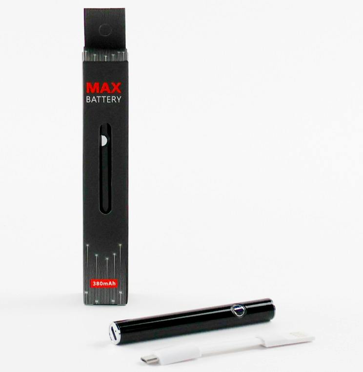 380mAh Preheat Variable Voltage Battery & USB Charger (Flat Top) | Assorted Colors at Fine Fettle - Manchester Dispensary