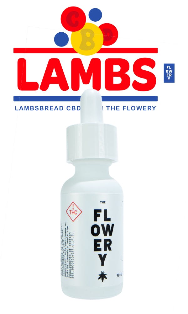 Tincture 500mg - Lambsbread CBD (1oz) at The Flowery Dispensary Inverness