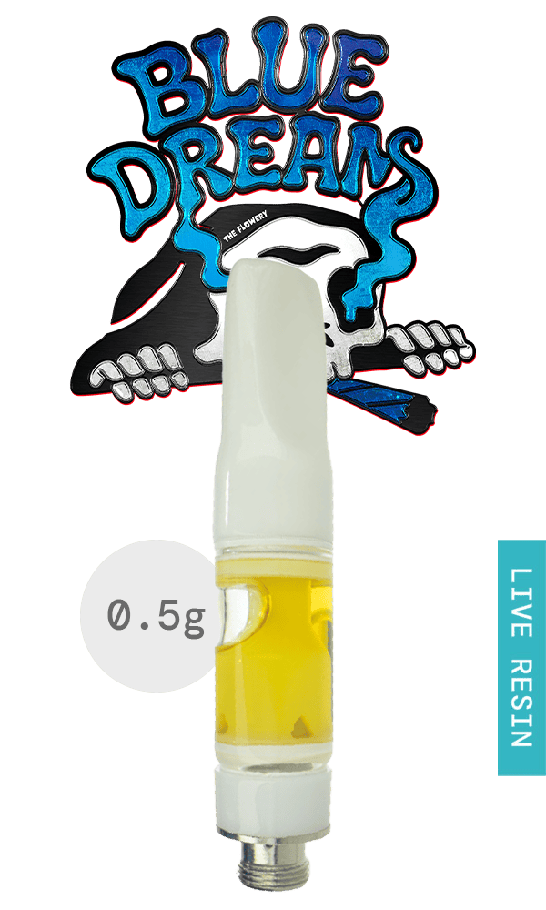 Live Resin Cartridge 0.5g - Santa Cruz Blue Dream