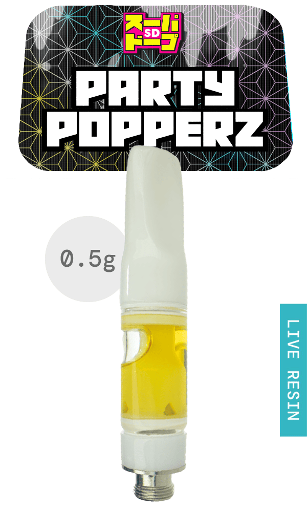 Live Resin Cartridge 0.5g - Party Popperz