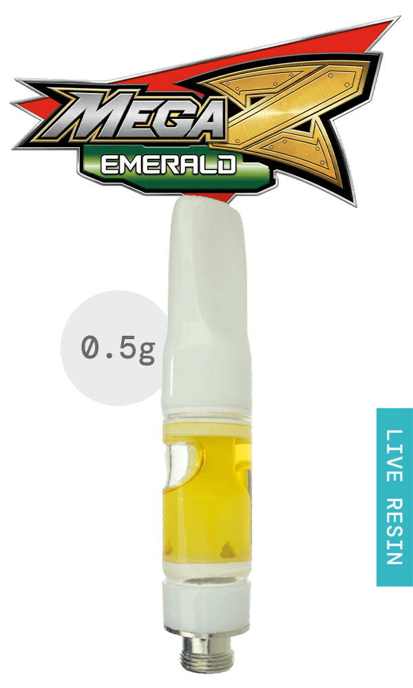 Live Resin Cartridge 0.5g - Mega Z Emerald