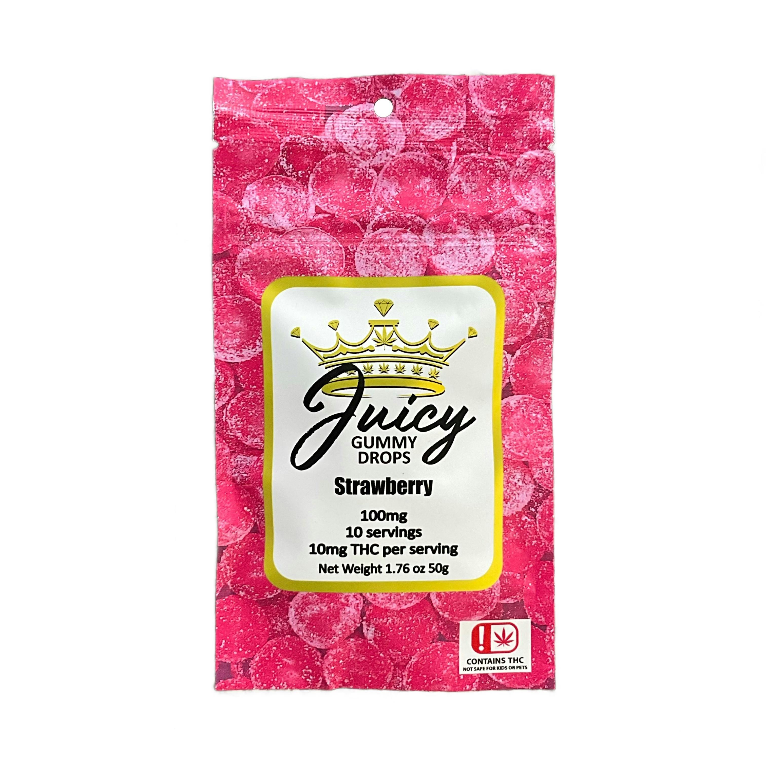 100MG | Strawberry Gummies | Juicy