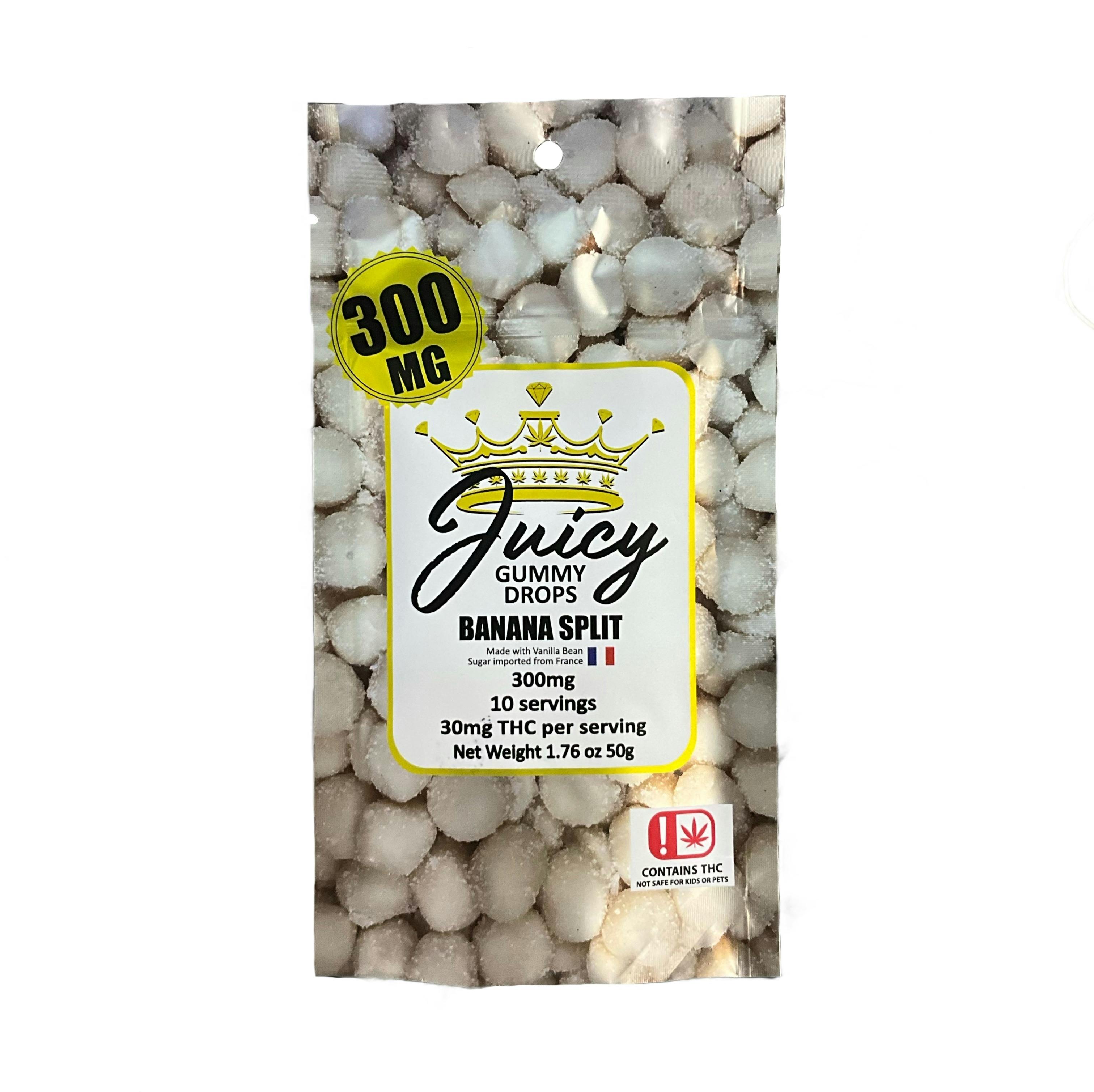 300MG | Banana Split Gummies | Juicy