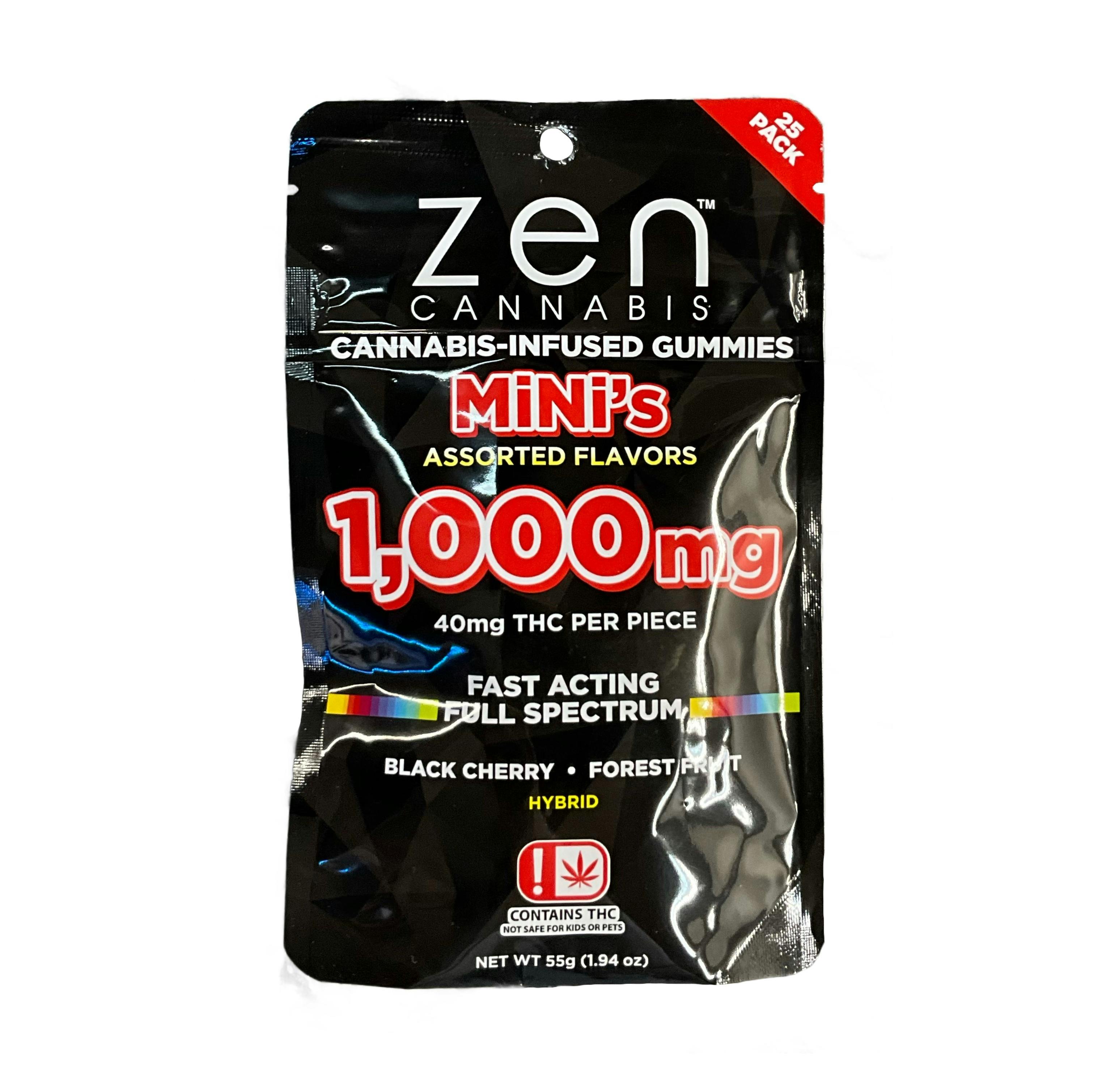 1000MG | Full Spec Mini Gummies | Zen