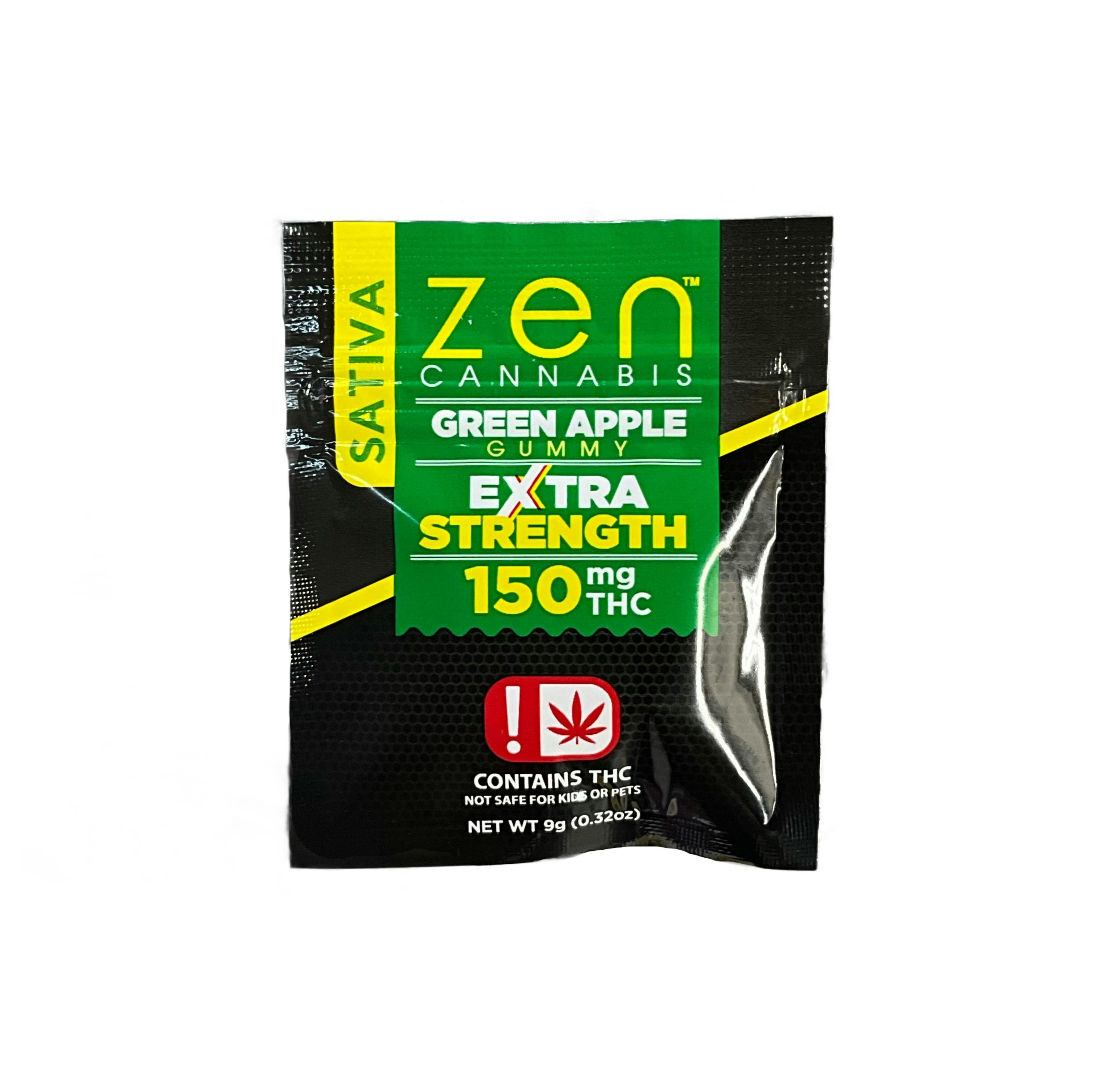150MG | Sativa Green Apple Gummy | Zen