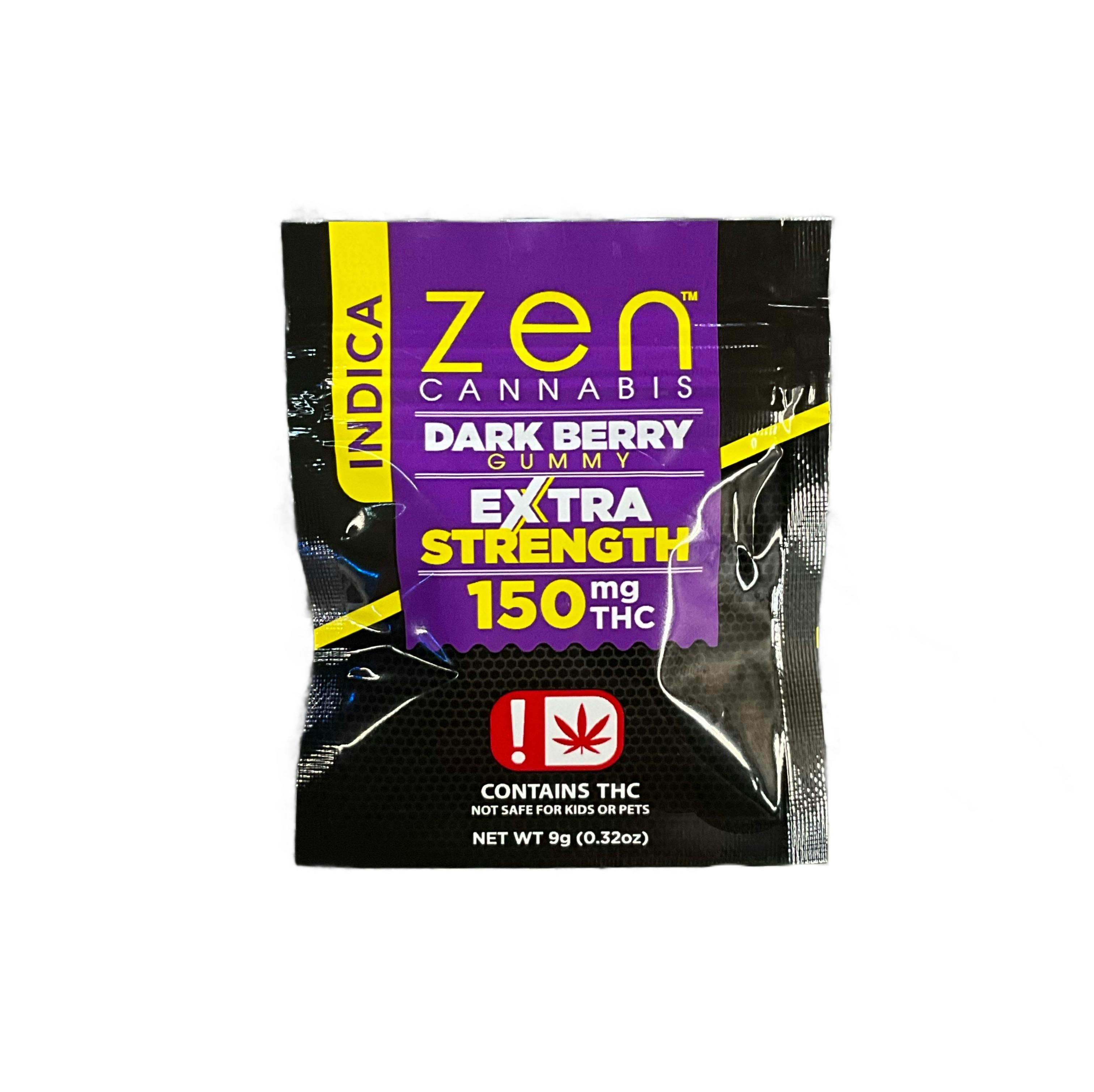 150MG | Indica Dark Berry Gummy | Zen