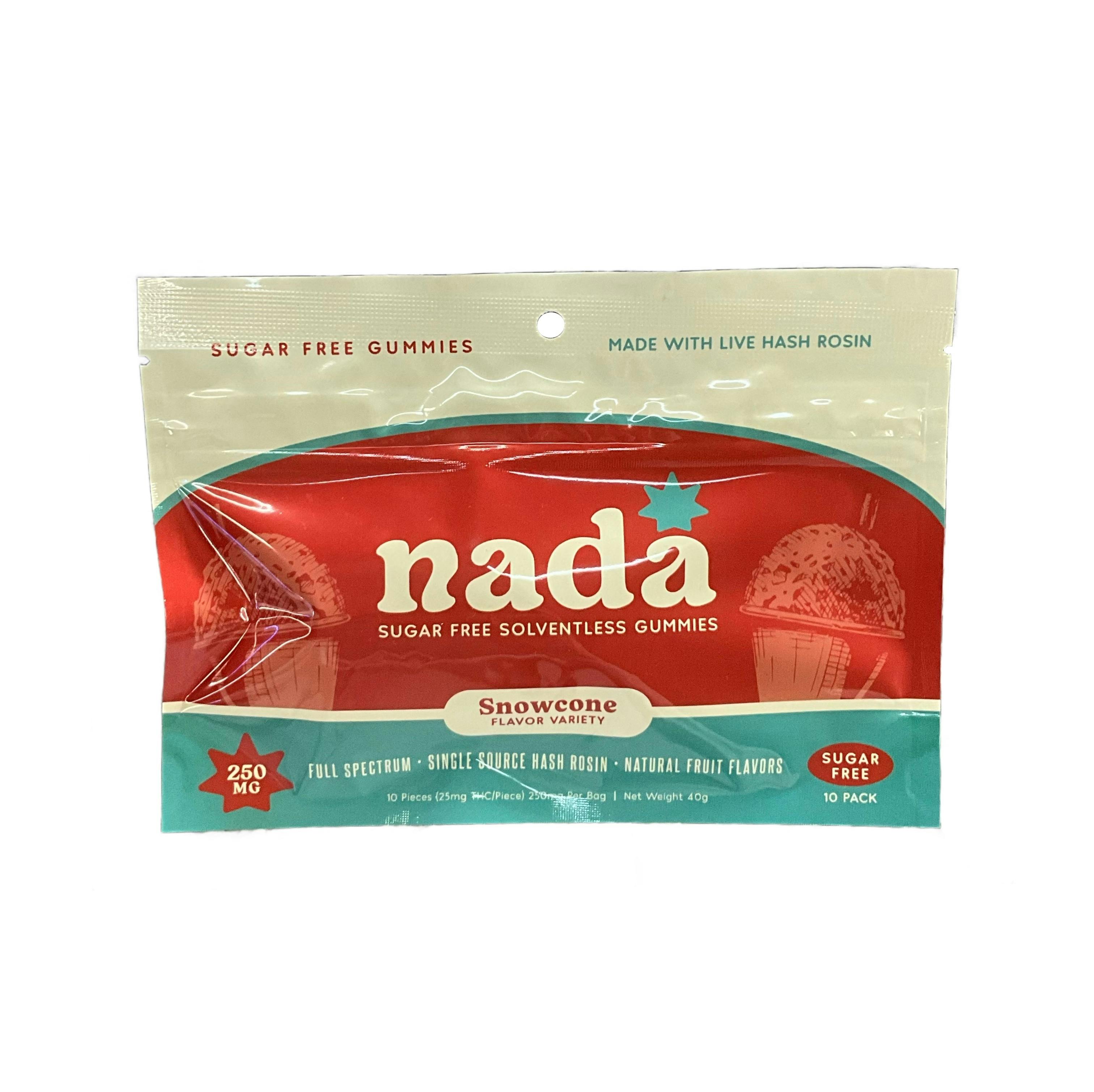 250MG | Variety Sugar Free Live Hash Rosin Gummies | NADA