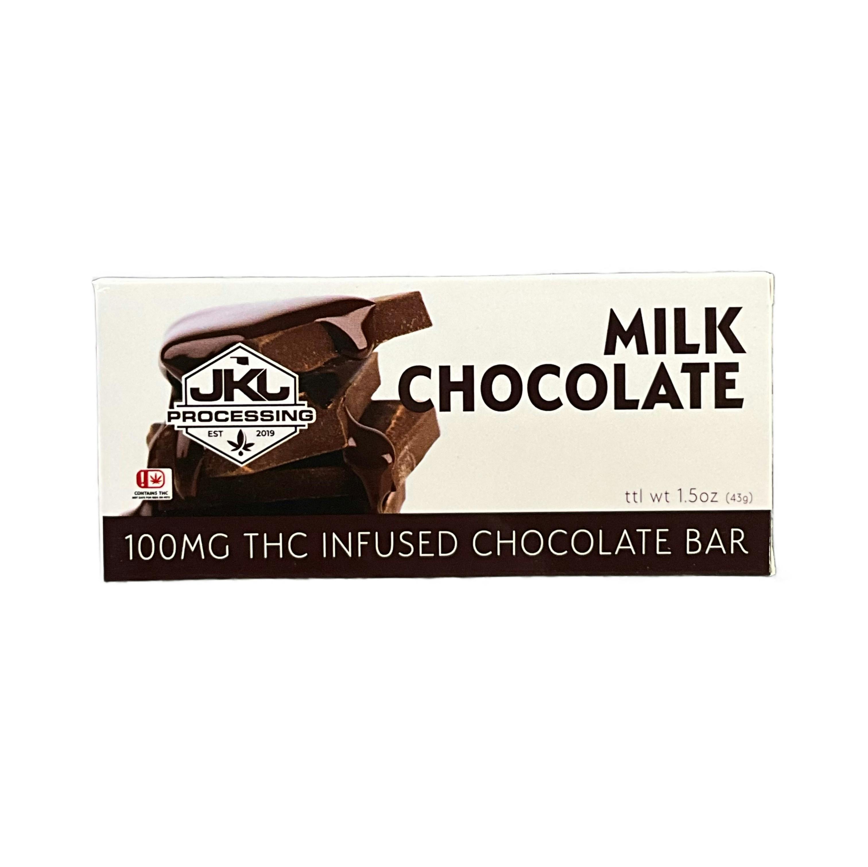 100MG | Milk Chocolate Bar | JKJ