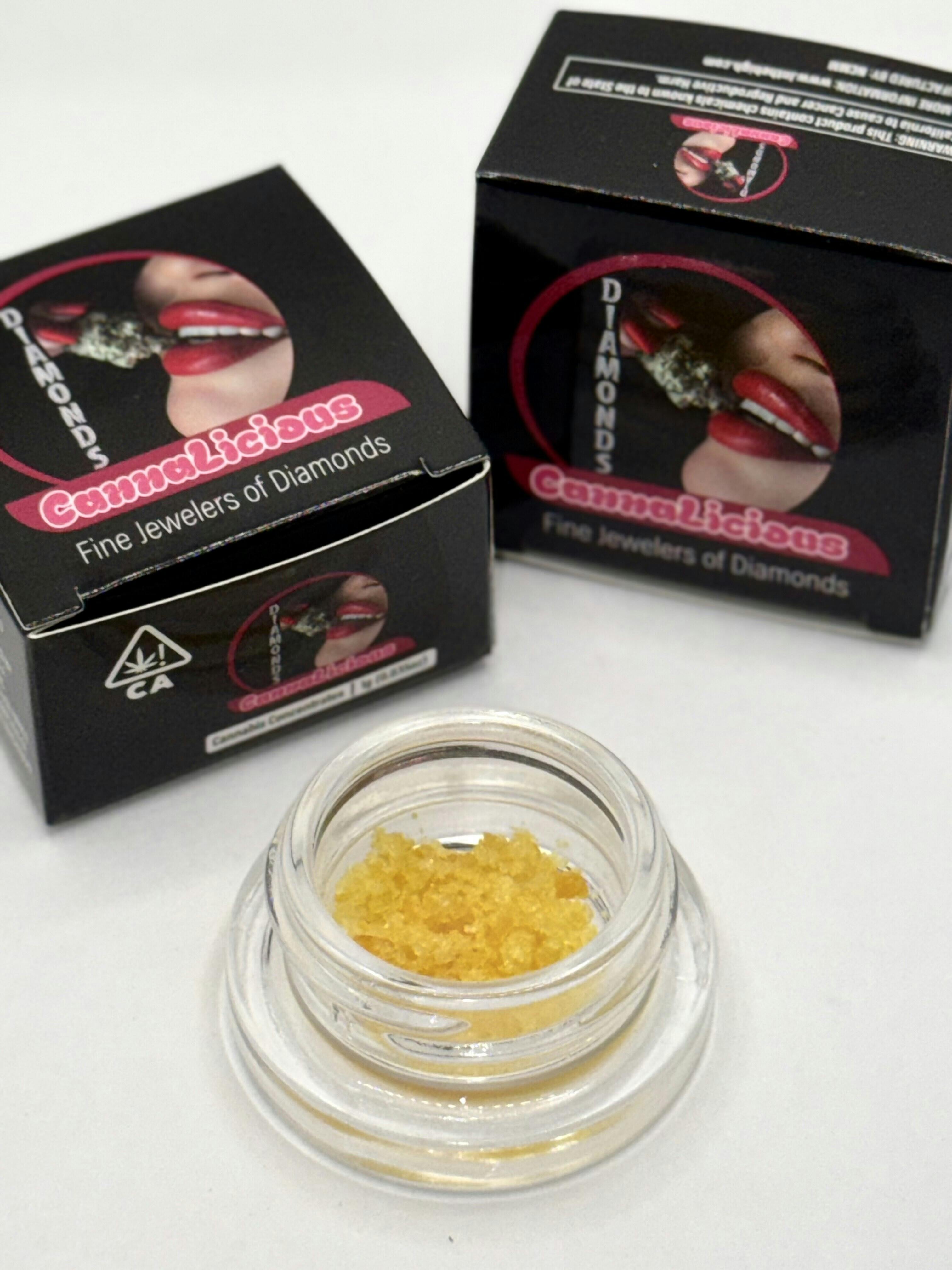Cannalicious Papaya Sunrise, 81% THC 1g Diamonds
