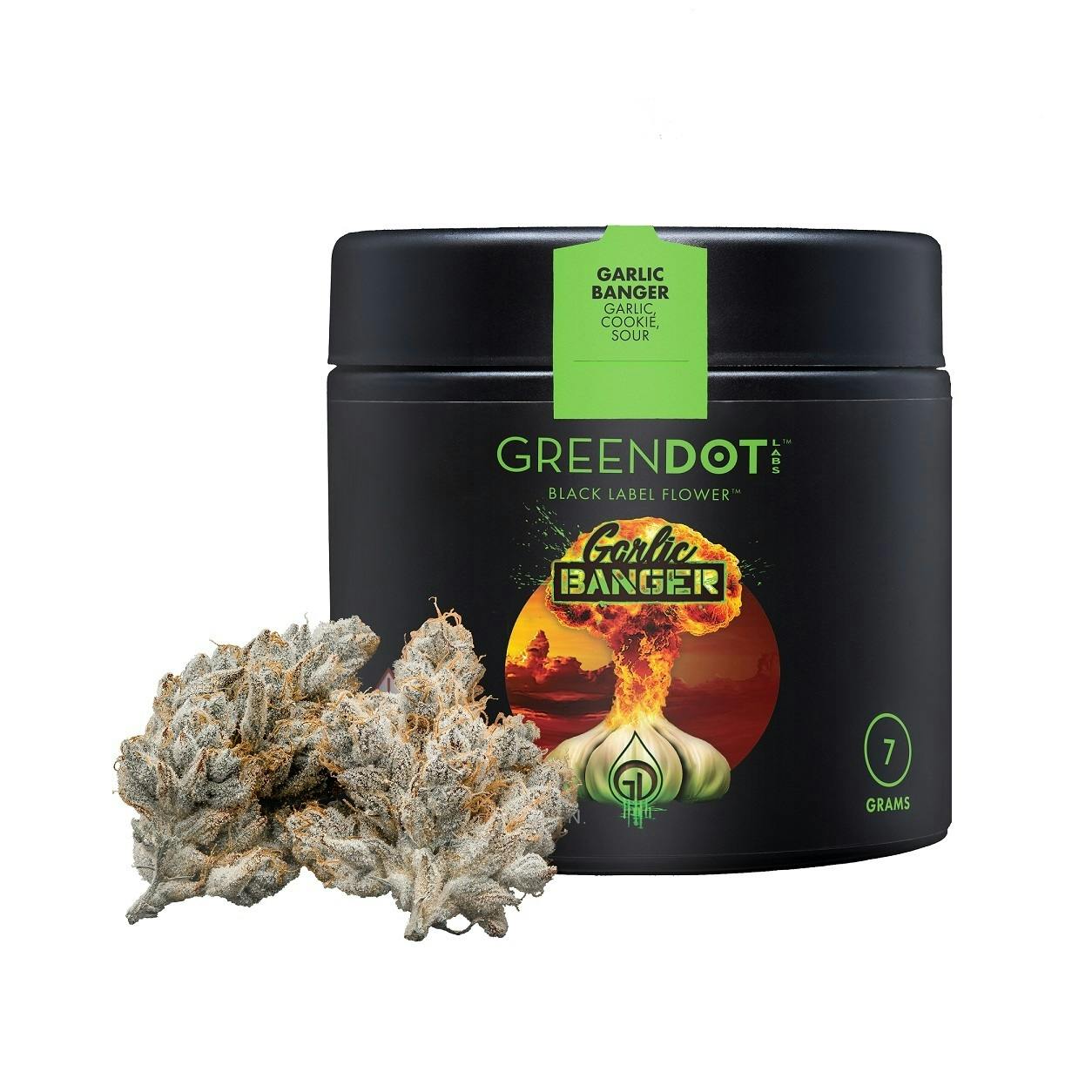 Green Dot Labs Flower 7g - Garlic Banger