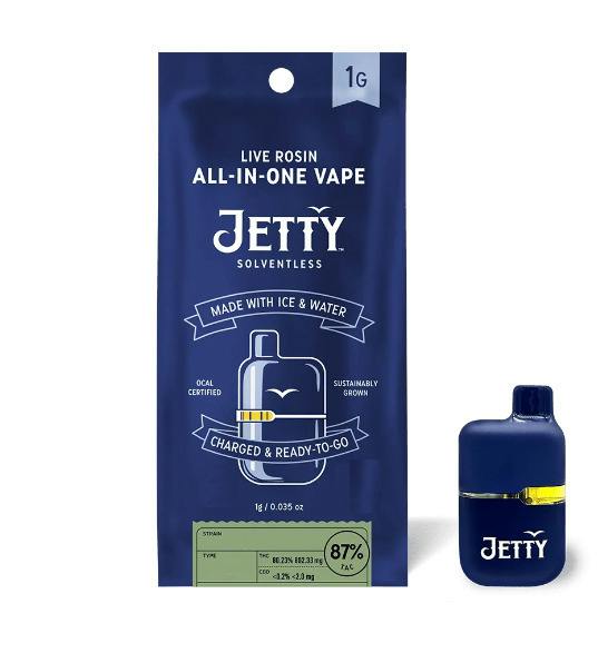 Jetty Extracts All-in-One Rosin Vape 1g - Hidden Current
