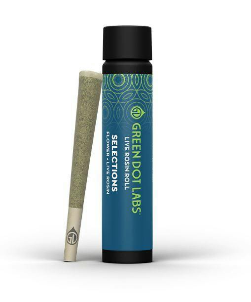 Green Dot Labs Live Rosin Roll 1g - The Sweet Spot + Lemon Grinder