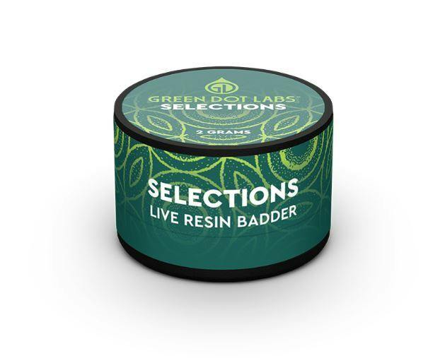 Green Dot Labs Live Resin Badder 2g - Blu Pyramids