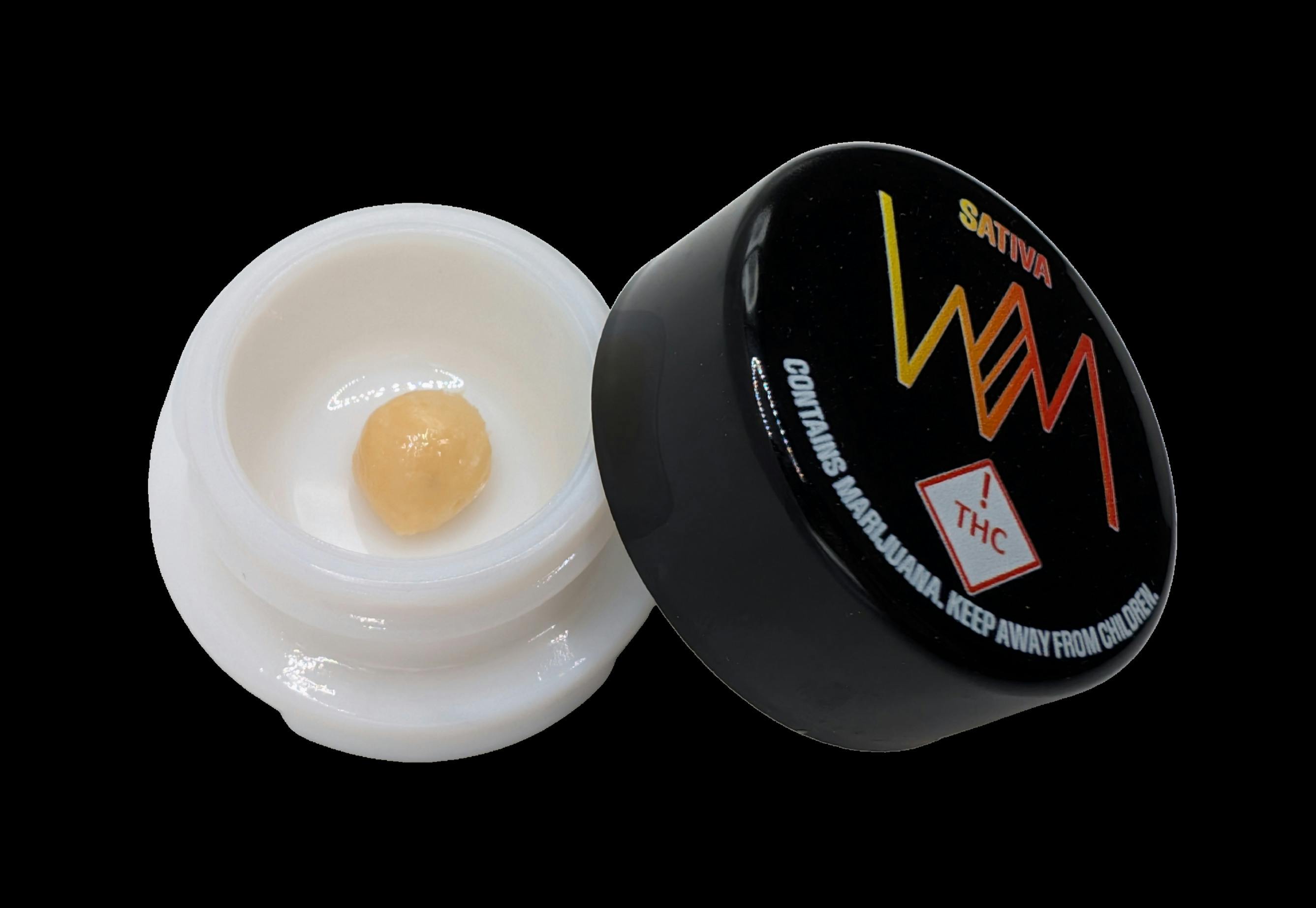 White Mousse Cured Wax 1g - Indica Grape Wedding