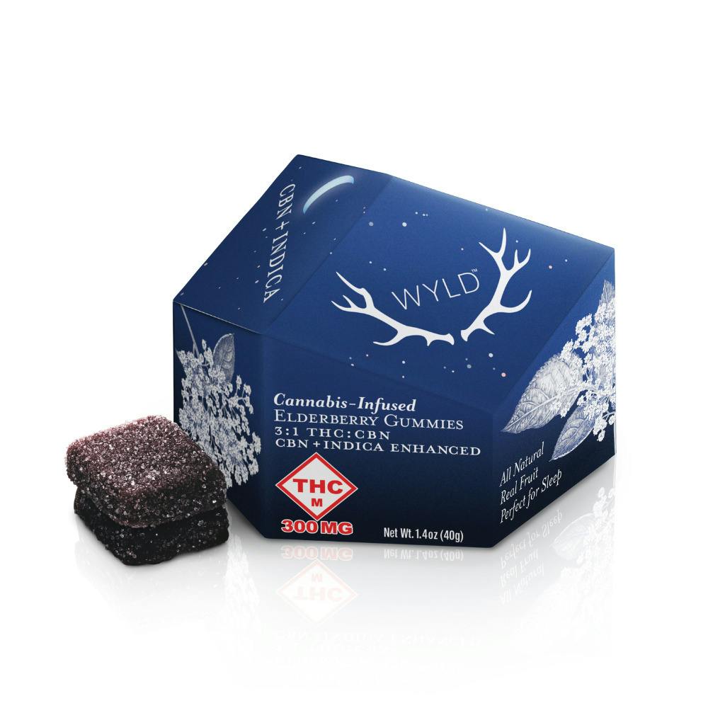 Wyld | Gummies | Elderberry 3:1 CBN 300mg