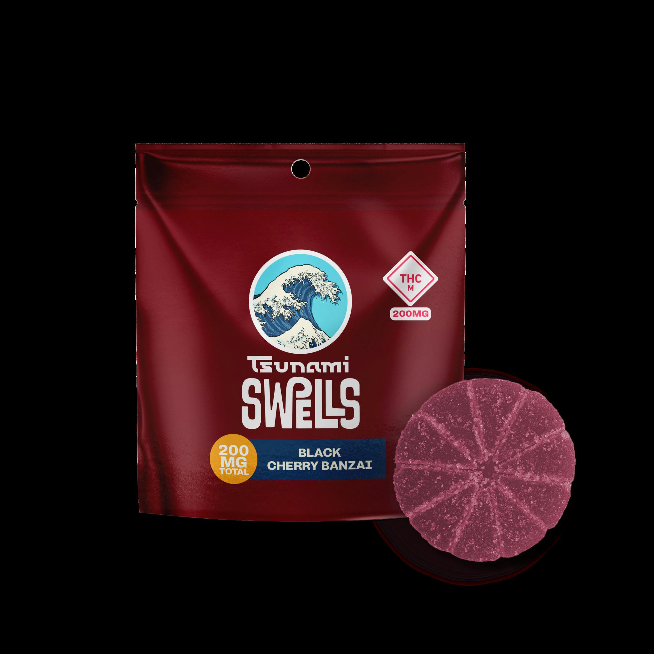 Tsunami | Gummy | Black Cherry Banzai 200mg