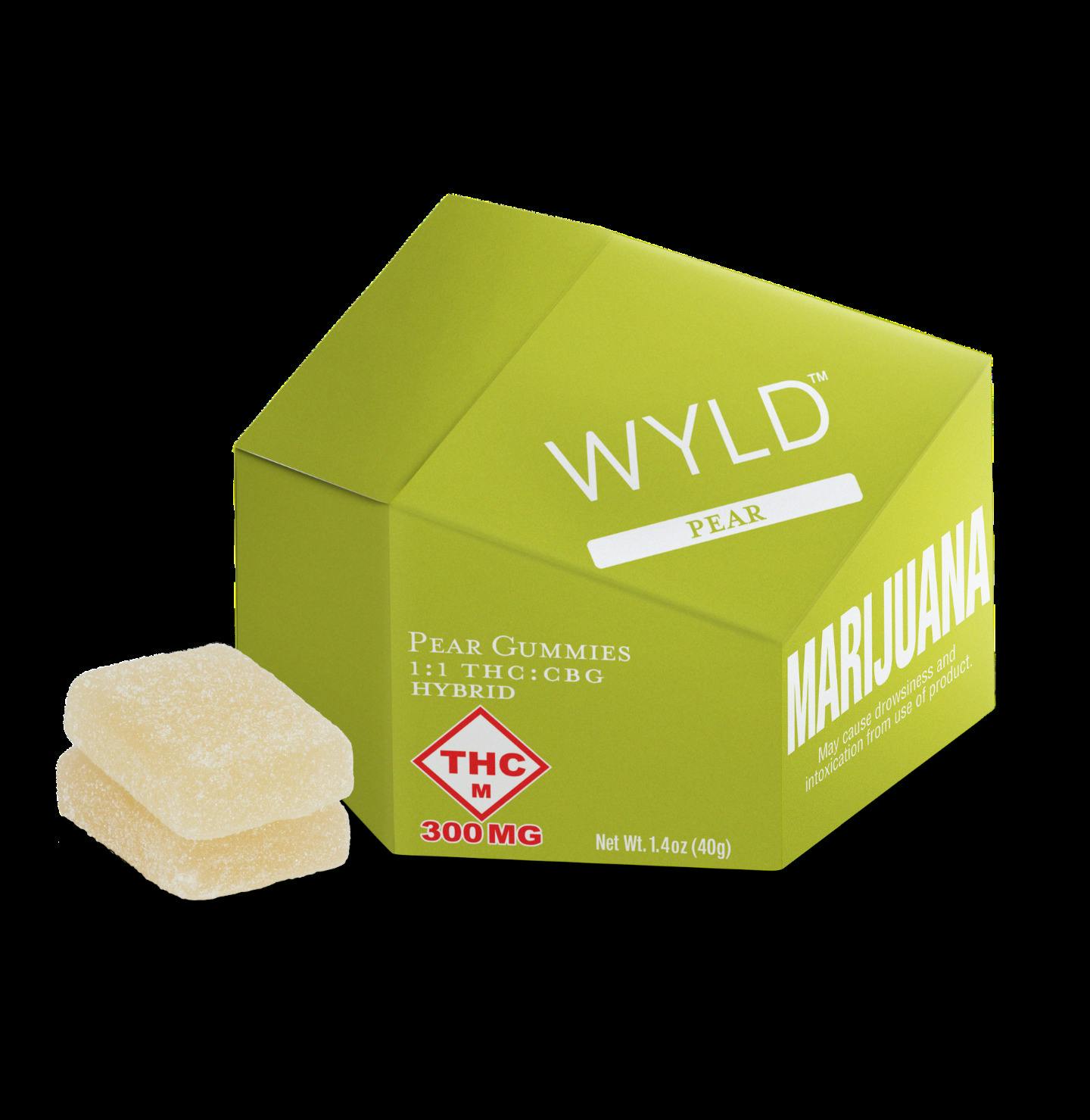 Wyld | Gummies | Pear 1:1 CBG 300mg