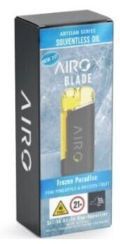 Vape AIO | 2G | Solventless Frozen Paradise | Artisan ice | THC 96.6% | Sativa