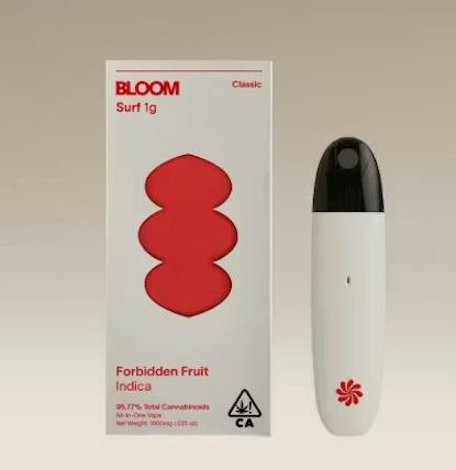 Bloom - Forbidden Fruit - 0.5g Classic Surf Disposable at Shipwreck'd