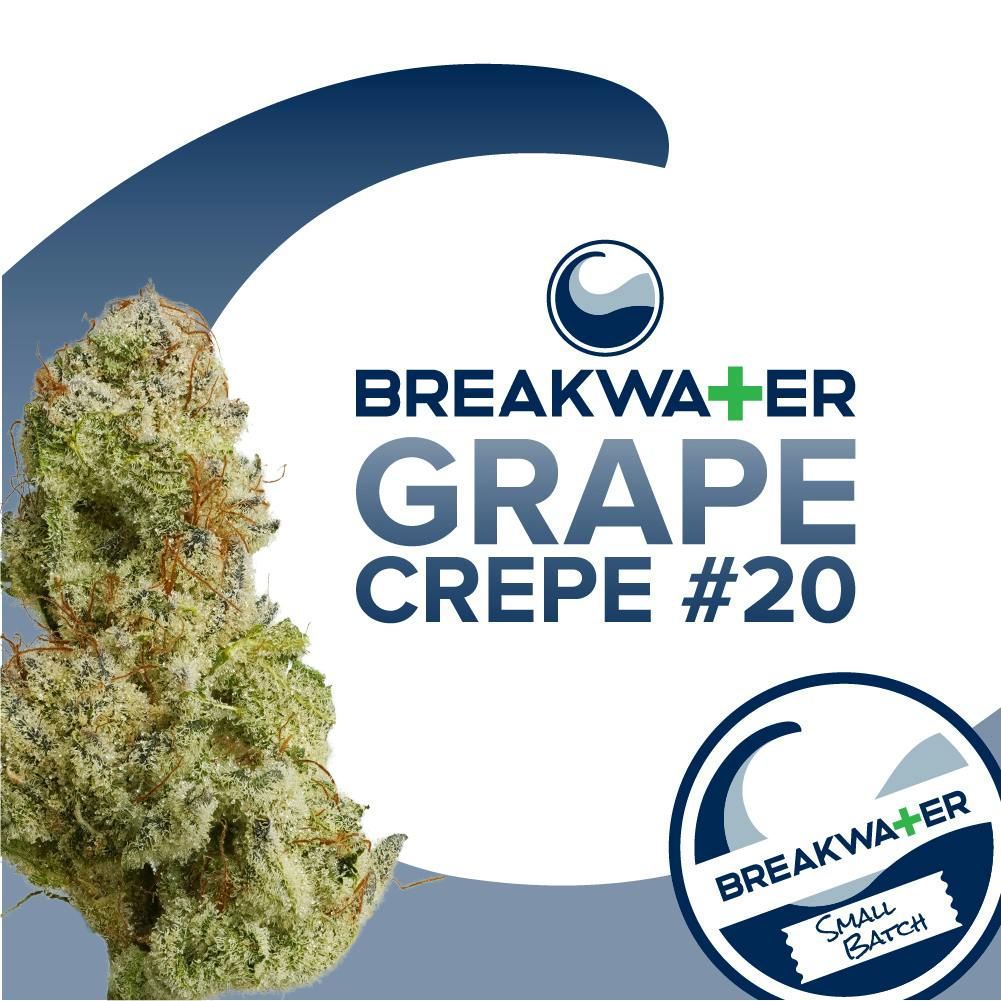 Breakwater - Grape Crepe #20 - 3.5g Whole Flower