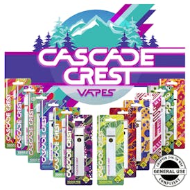Cascade Crest Disposable Cartridge Blue Raspberry Kush - 1g - DOH