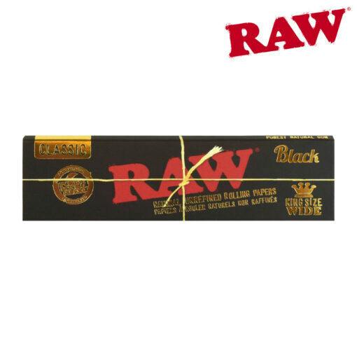 King Size Wide Black Hemp Papers (32 Pack)