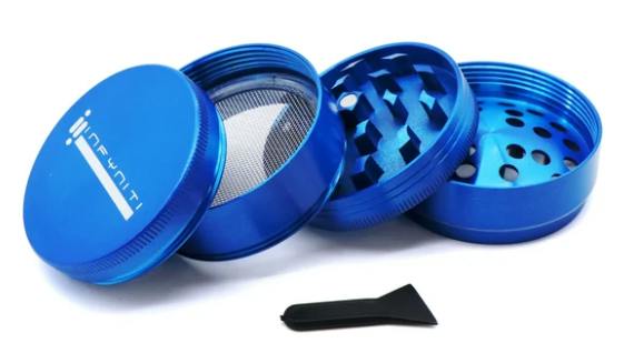 4-Piece Grinder - 50mm (Blue)