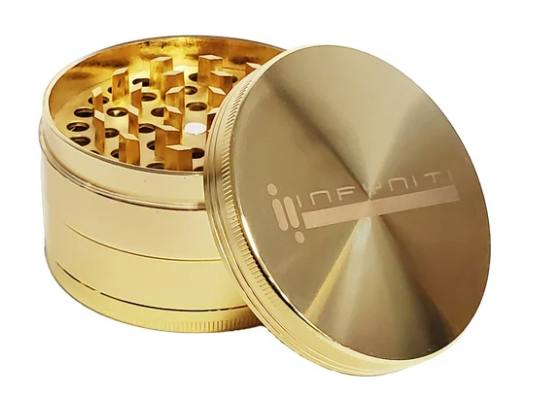 4-Piece Grinder - 75mm (Gold)