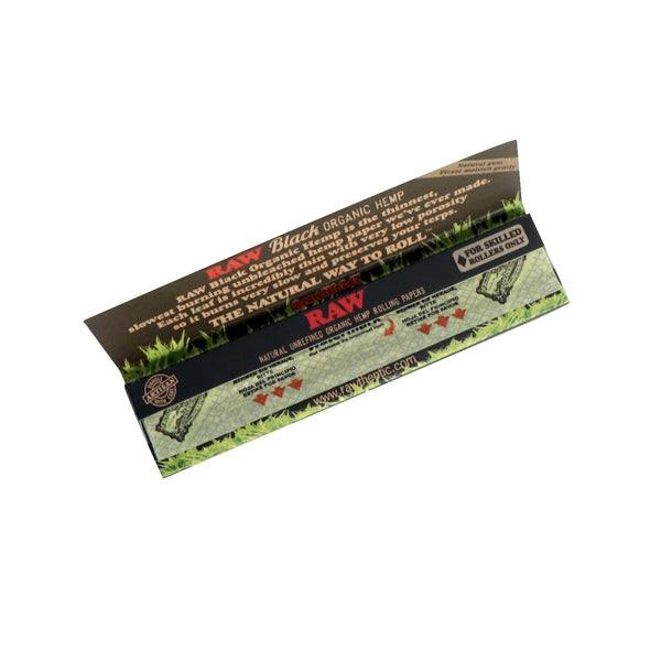 Black Organic Hemp Papers (King Size)