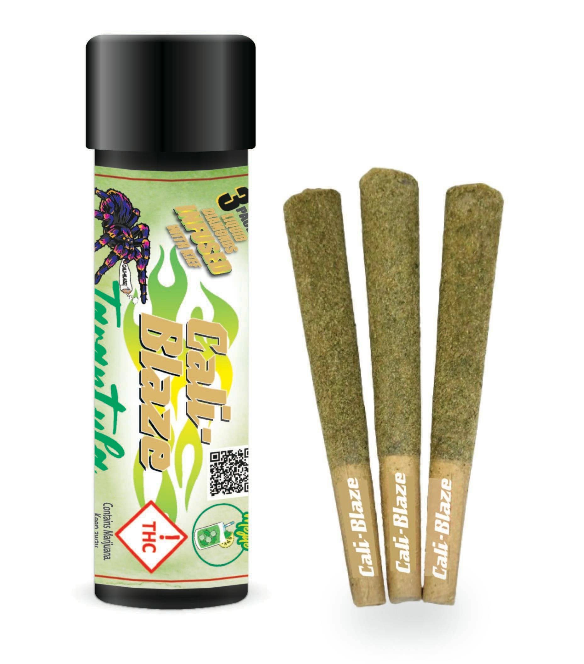 Cali Blaze - Tarantula Infused 3 pack - - Mojito - 3g