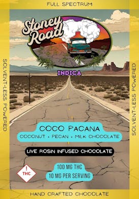 CHOCOLATE - LIVE ROSIN INFUSED | 100MG | COCO PACANA