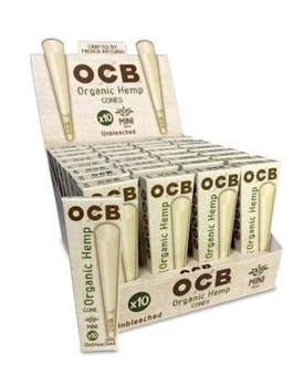 OCB Organic Hemp Mini Cone | 10 Pack