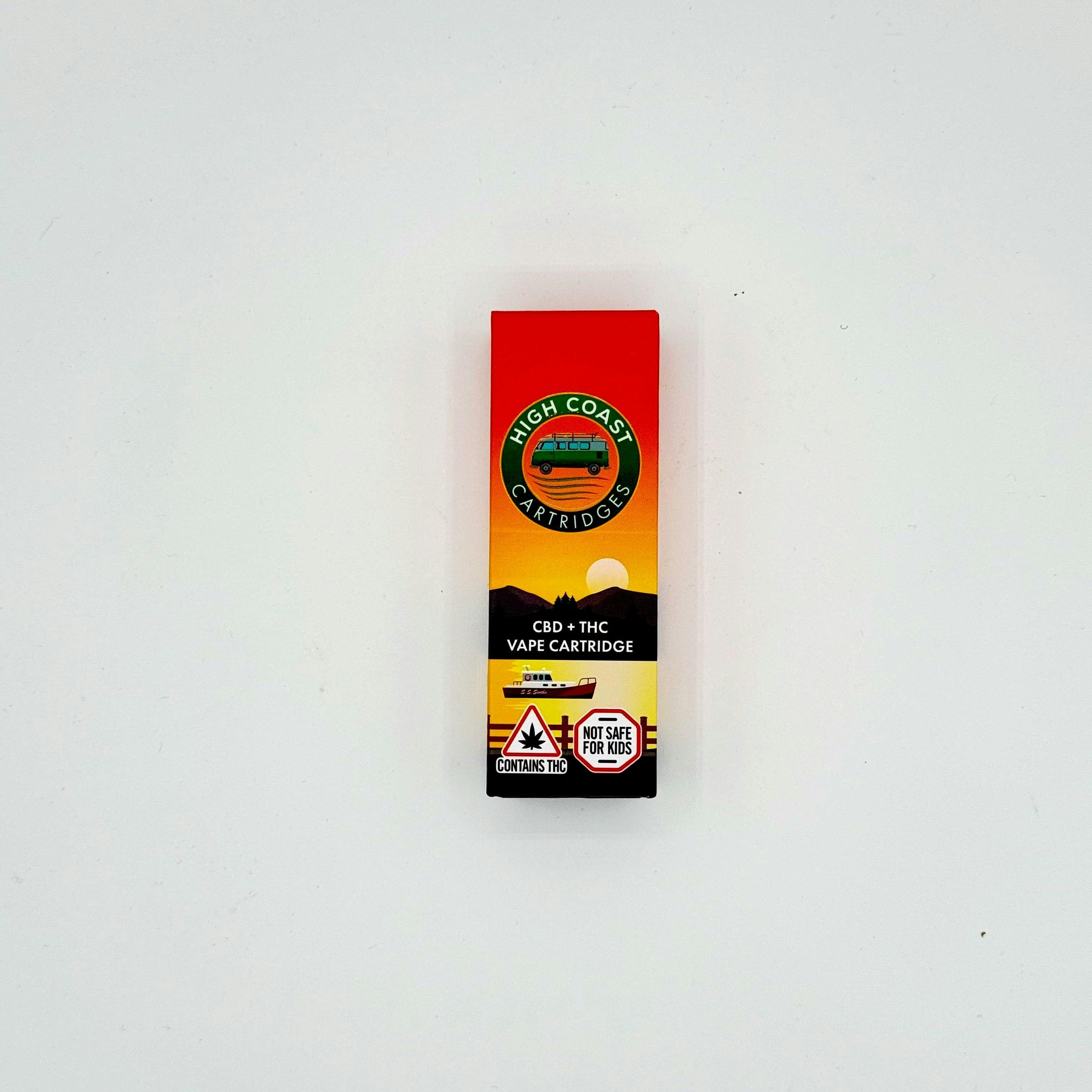 1:1 1g Cartridge | Pineapple Express | High Coast