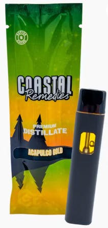 2g Distillate Disposable | Acapulco Gold | Sativa | Coastal Remedies