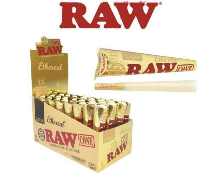 Rolling Papers | Ethereal Raw 1 1/4 Cones | 6pk
