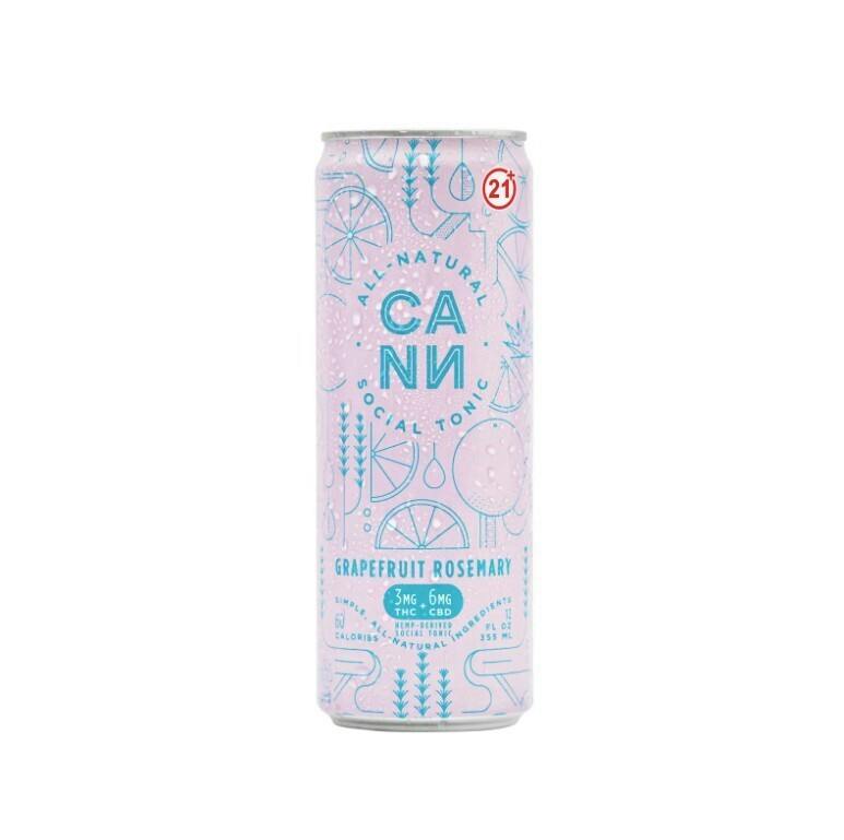 Beverage | CANN | Grapefruit Rosemary Social Tonic | Single at Nightjar East Lyme Dispensary