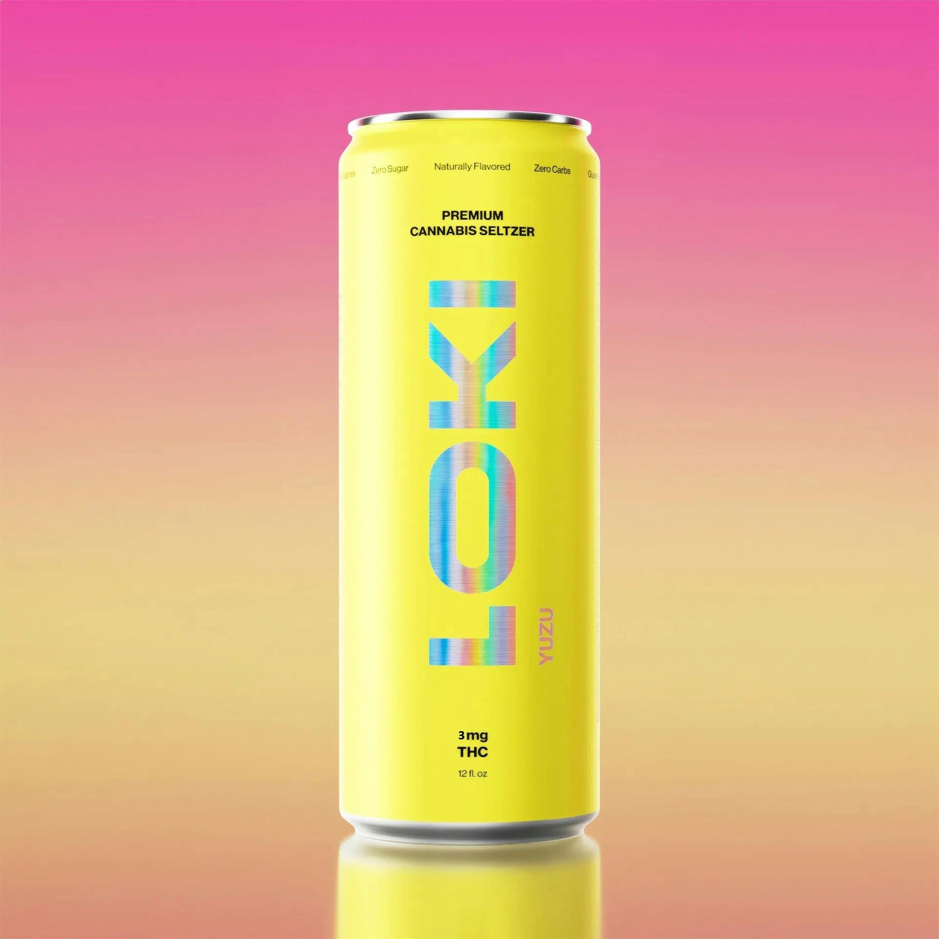 Beverage | Loki | Yuzu Dream THC Seltzer | Single at Nightjar East Lyme Dispensary