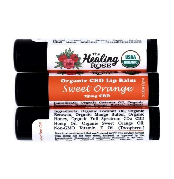 Lip Balm | The Healing Rose | Organic Sweet Orange
