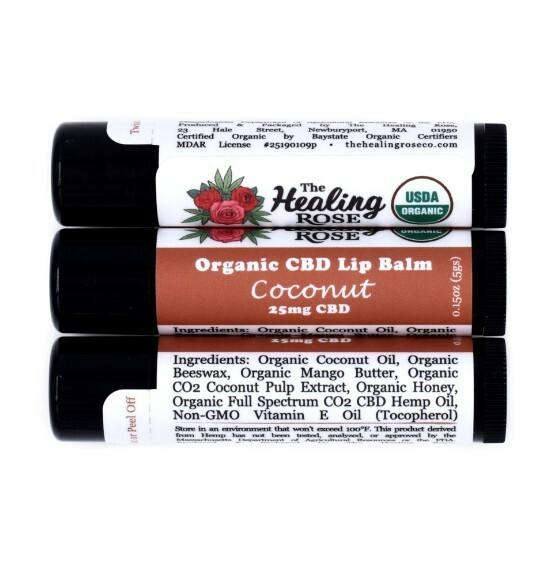 Lip Balm | The Healing Rose | Organic Coconut