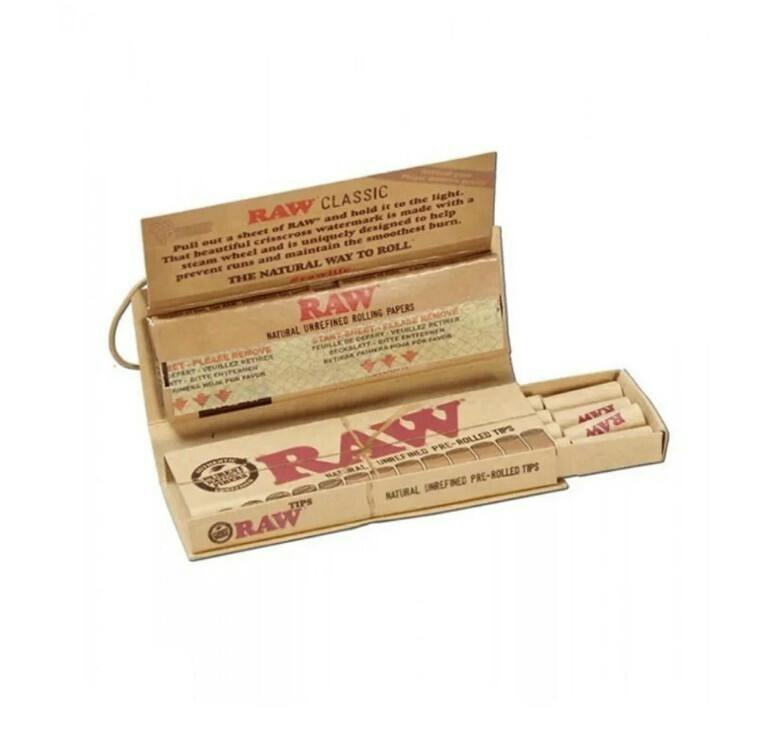 Rolling Papers | RAW Classic Connoisseur 1¼ Papers + Tips at Nightjar East Lyme Dispensary