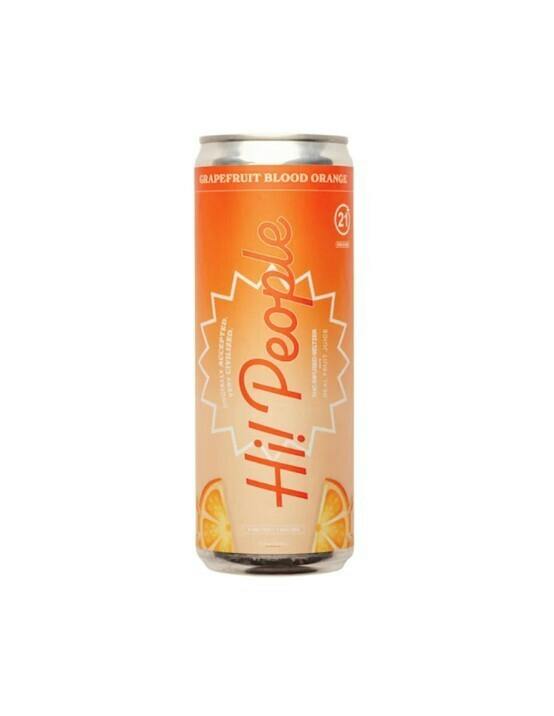 Beverage | Hi People | Grapefruit Blood Orange Fruit Seltzer | Single at Nightjar East Lyme Dispensary