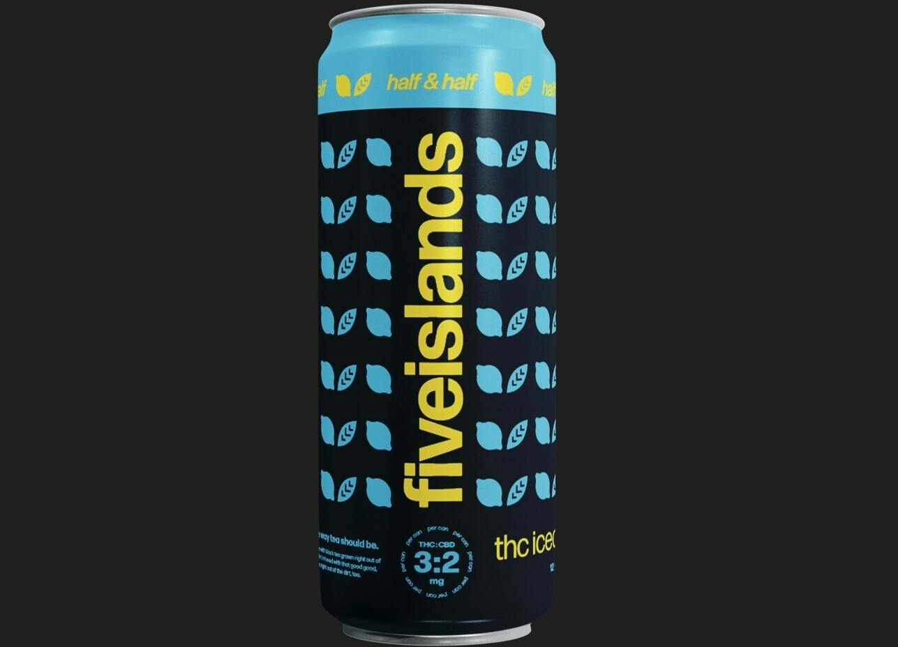 Beverage | Five Islands | Half and Half THC Iced Tea Lemonade | Single