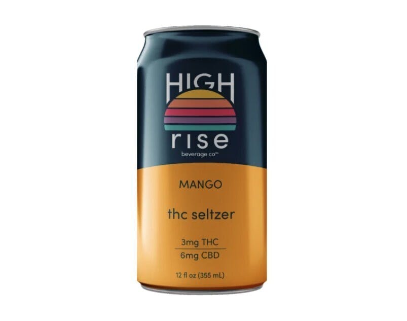 Beverage | High Rise | Mango Seltzer | Single at Nightjar East Lyme Dispensary