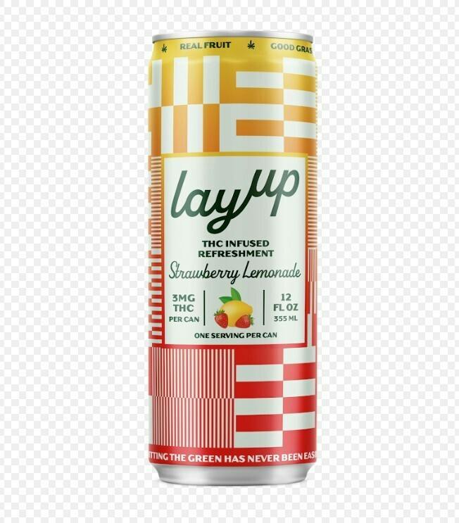 Beverage | Layup | Strawberry Lemonade THC Refreshment | Single at Nightjar East Lyme Dispensary