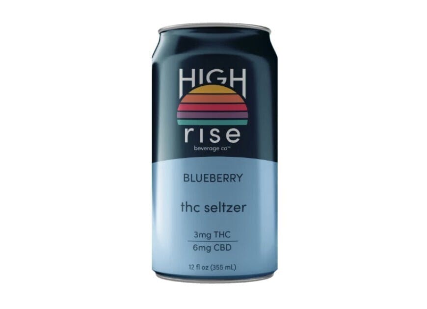 Beverage | High Rise | Blueberry Seltzer | Single at Nightjar East Lyme Dispensary