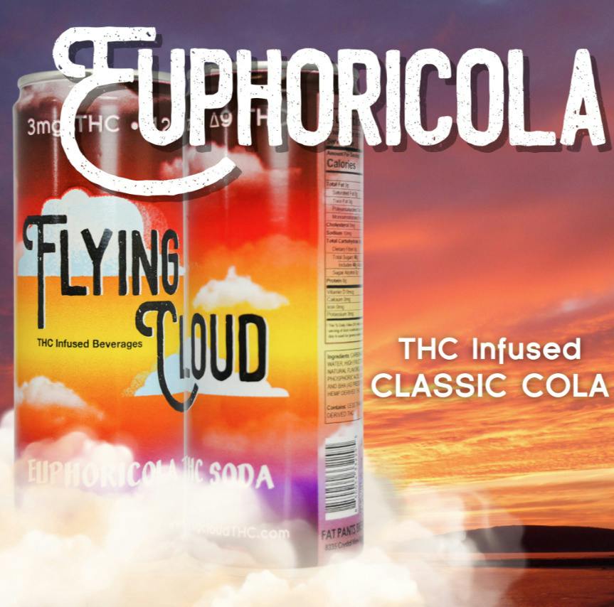 Beverage | Flying Cloud | Euphoricola THC Soda | Single