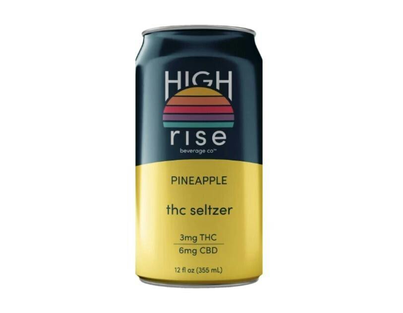 Beverage | High Rise | Pineapple Seltzer | Single at Nightjar East Lyme Dispensary