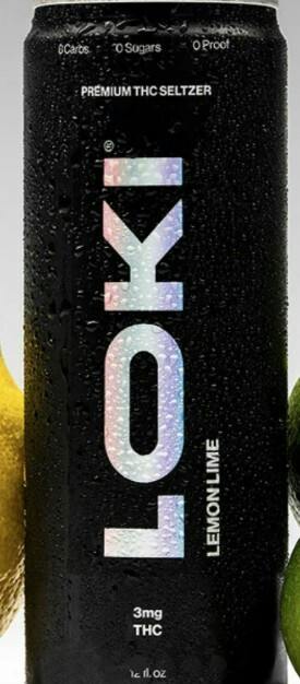 Beverage | Loki | Lemon Lime THC Seltzer | Single at Nightjar East Lyme Dispensary