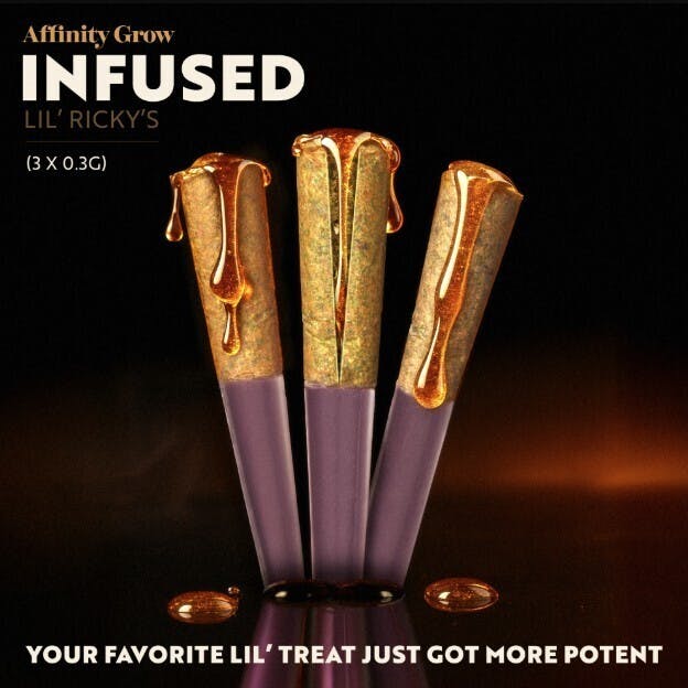 Pre-Roll Pack | Starkiller OG Infused Lil' Ricky's 3pk | 00904 at Nightjar East Lyme Dispensary