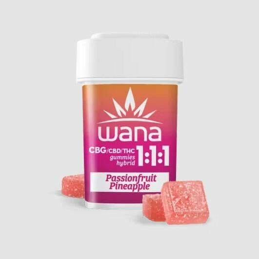 Gummies | Wana Classic Passionfruit Pineapple 1:1:1 | 20ct | 00437